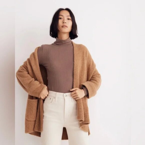 Madewell Gallatin Shawl Collar Cardigan - Sz M - Picture 1 of 6